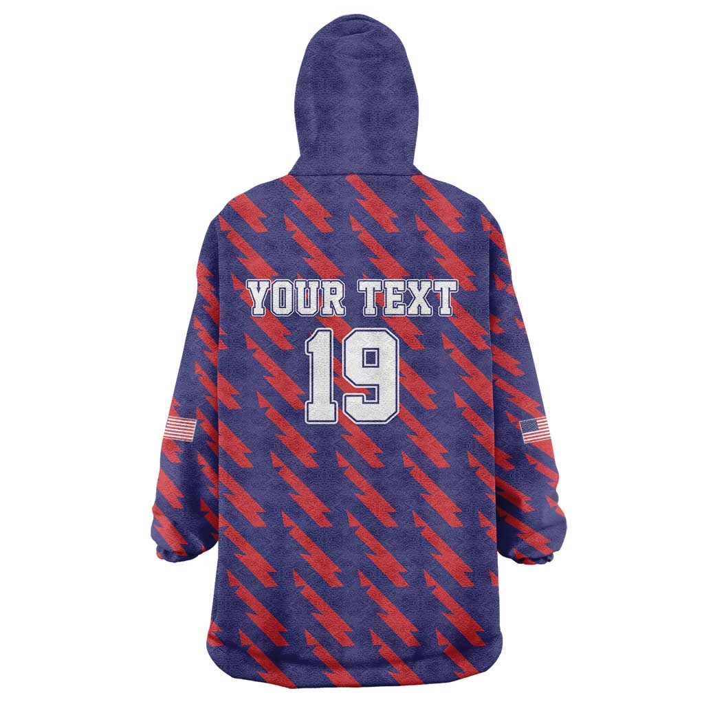 Custom World Soccer 2026 USA Wearable Blanket Hoodie Road To Glory Bring It Home - Wonder Print Shop