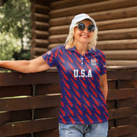 Custom World Soccer 2026 USA Women Polo Shirt Road To Glory Bring It Home - Wonder Print Shop