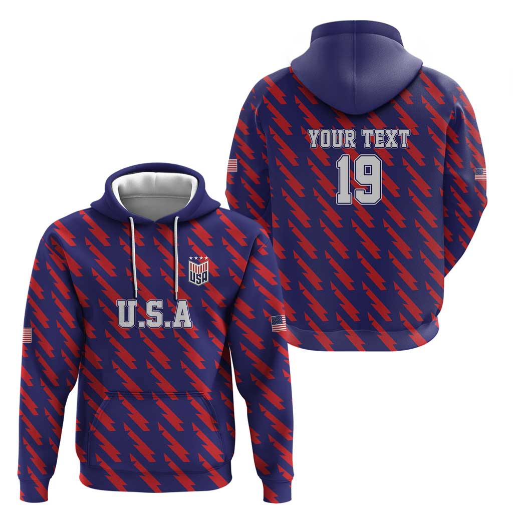 Custom World Soccer 2026 USA Zip Hoodie Road To Glory Bring It Home - Wonder Print Shop