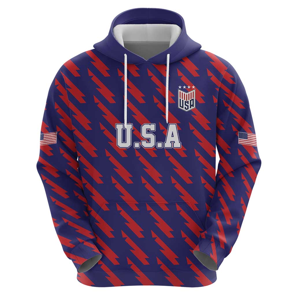 Custom World Soccer 2026 USA Zip Hoodie Road To Glory Bring It Home - Wonder Print Shop