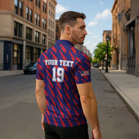 Custom World Soccer 2026 USA Zipper Polo Shirt Road To Glory Bring It Home - Wonder Print Shop