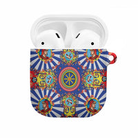 Sicily Italy Carretto Siciliano AirPods Case Sicilian Cart Floral Patterns