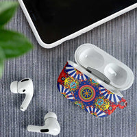 Sicily Italy Carretto Siciliano AirPods Case Sicilian Cart Floral Patterns