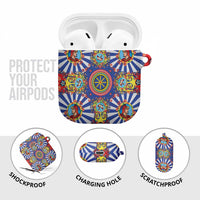 Sicily Italy Carretto Siciliano AirPods Case Sicilian Cart Floral Patterns