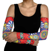 Sicily Italy Carretto Siciliano Arm Sleeves Sicilian Cart Floral Patterns