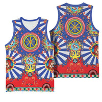 Sicily Italy Carretto Siciliano Basketball Jersey Sicilian Cart Floral Patterns