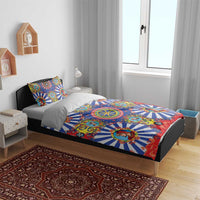 Sicily Italy Carretto Siciliano Bedding Set Sicilian Cart Floral Patterns