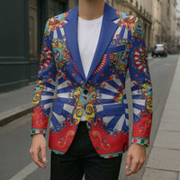 Sicily Italy Carretto Siciliano Blazer Sicilian Cart Floral Patterns