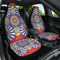 Sicily Italy Carretto Siciliano Car Seat Cover Sicilian Cart Floral Patterns