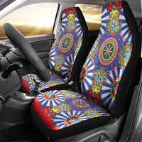 Sicily Italy Carretto Siciliano Car Seat Cover Sicilian Cart Floral Patterns