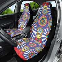 Sicily Italy Carretto Siciliano Car Seat Cover Sicilian Cart Floral Patterns
