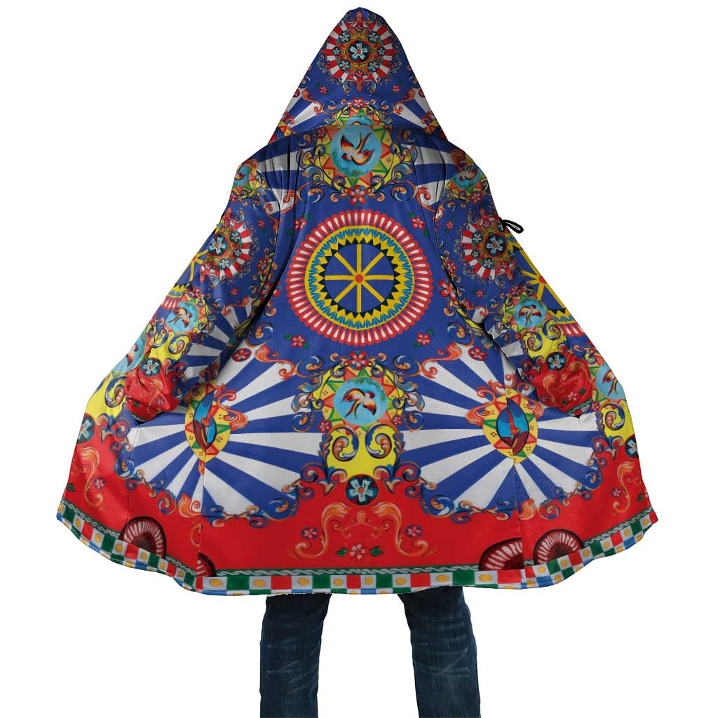 Sicily Italy Carretto Siciliano Cloak Sicilian Cart Floral Patterns