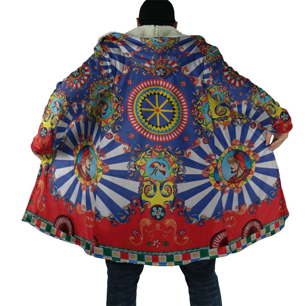 Sicily Italy Carretto Siciliano Cloak Sicilian Cart Floral Patterns