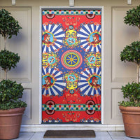 Sicily Italy Carretto Siciliano Door Cover Sicilian Cart Floral Patterns