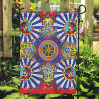 Sicily Italy Carretto Siciliano Garden Flag Sicilian Cart Floral Patterns