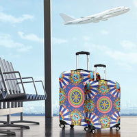 Sicily Italy Carretto Siciliano Luggage Cover Sicilian Cart Floral Patterns