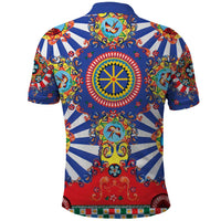 Sicily Italy Carretto Siciliano Polo Shirt Sicilian Cart Floral Patterns