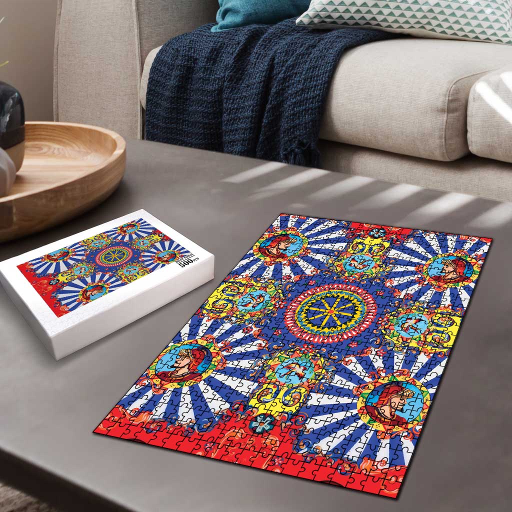 Sicily Italy Carretto Siciliano Puzzle Sicilian Cart Floral Patterns