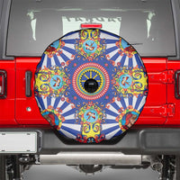 Sicily Italy Carretto Siciliano Spare Tire Cover Sicilian Cart Floral Patterns