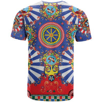 Sicily Italy Carretto Siciliano T Shirt Sicilian Cart Floral Patterns