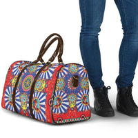 Sicily Italy Carretto Siciliano Travel Bag Sicilian Cart Floral Patterns