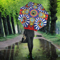 Sicily Italy Carretto Siciliano Umbrella Sicilian Cart Floral Patterns