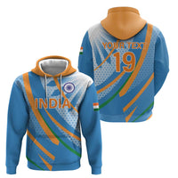 Custom India Cricket Hoodie Tricolor with Ashoka Chakra