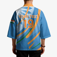 Custom India Cricket Kimono Tricolor with Ashoka Chakra