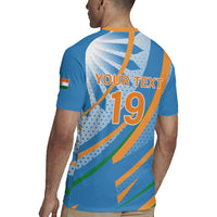 Custom India Cricket Rugby Jersey Tricolor with Ashoka Chakra