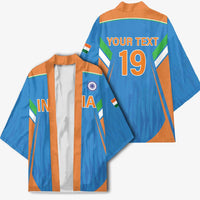 Custom India Cricket Kimono Let’s Go Champions Men in Blue