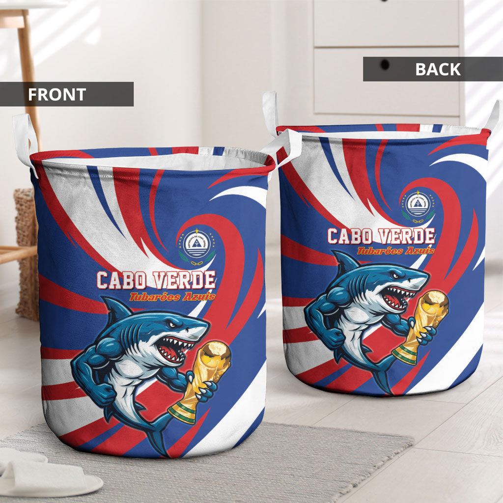 World Football 2026 Cabo Verde Laundry Basket Blue Shark Champions Trophy