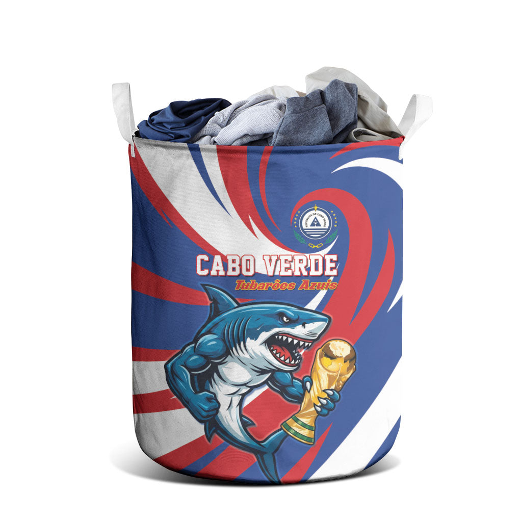 World Football 2026 Cabo Verde Laundry Basket Blue Shark Champions Trophy