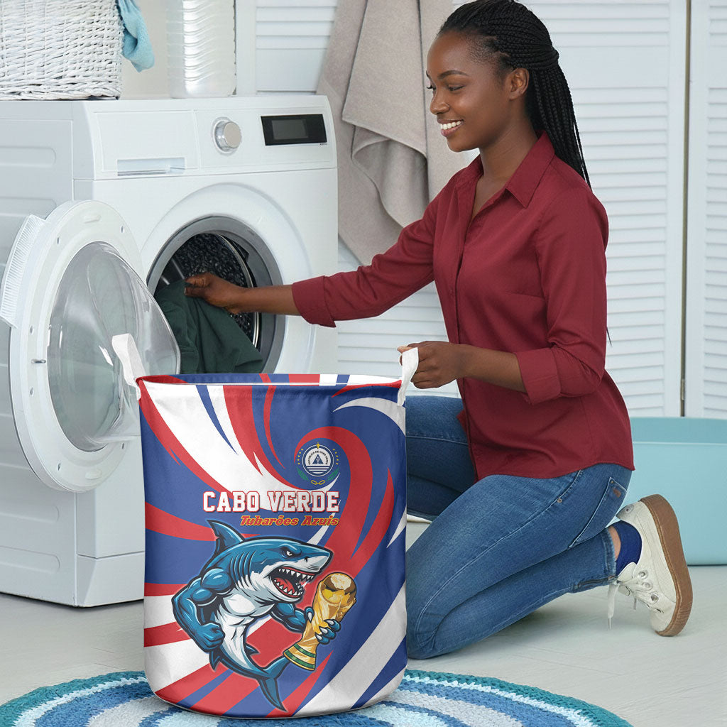 World Football 2026 Cabo Verde Laundry Basket Blue Shark Champions Trophy