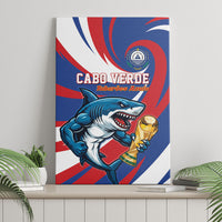 World Football 2026 Cabo Verde Canvas Wall Art Blue Shark Champions Trophy