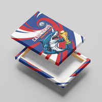 World Football 2026 Cabo Verde Canvas Wall Art Blue Shark Champions Trophy