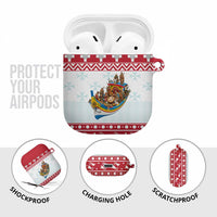 Malta Christmas AirPods Case Presepju Nativity Scene on Luzzu Boat - Wonder Print Shop