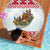 Malta Christmas Beach Blanket Presepju Nativity Scene on Luzzu Boat - Wonder Print Shop