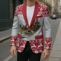 Malta Christmas Blazer Presepju Nativity Scene on Luzzu Boat - Wonder Print Shop