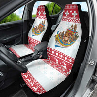 Malta Christmas Car Seat Cover Presepju Nativity Scene on Luzzu Boat - Wonder Print Shop
