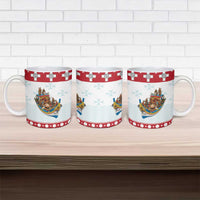 Malta Christmas Ceramic Mug Presepju Nativity Scene on Luzzu Boat - Wonder Print Shop