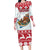Malta Christmas Family Matching Long Sleeve Bodycon Dress and Hawaiian Shirt Presepju Nativity Scene on Luzzu Boat - Wonder Print Shop