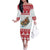 Malta Christmas Family Matching Off The Shoulder Long Sleeve Dress and Hawaiian Shirt Presepju Nativity Scene on Luzzu Boat - Wonder Print Shop