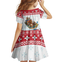 Malta Christmas Family Matching Off Shoulder Maxi Dress and Hawaiian Shirt Presepju Nativity Scene on Luzzu Boat - Wonder Print Shop