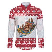 Malta Christmas Family Matching Puletasi and Hawaiian Shirt Presepju Nativity Scene on Luzzu Boat - Wonder Print Shop