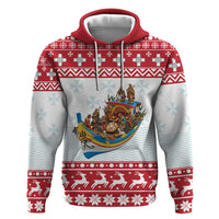 Malta Christmas Hoodie Presepju Nativity Scene on Luzzu Boat - Wonder Print Shop