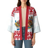 Malta Christmas Kimono Presepju Nativity Scene on Luzzu Boat - Wonder Print Shop