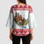 Malta Christmas Kimono Sleeve Blouse Presepju Nativity Scene on Luzzu Boat - Wonder Print Shop