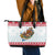 Malta Christmas Leather Tote Bag Presepju Nativity Scene on Luzzu Boat - Wonder Print Shop