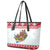 Malta Christmas Leather Tote Bag Presepju Nativity Scene on Luzzu Boat - Wonder Print Shop
