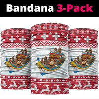 Malta Christmas Neck Gaiter Presepju Nativity Scene on Luzzu Boat - Wonder Print Shop